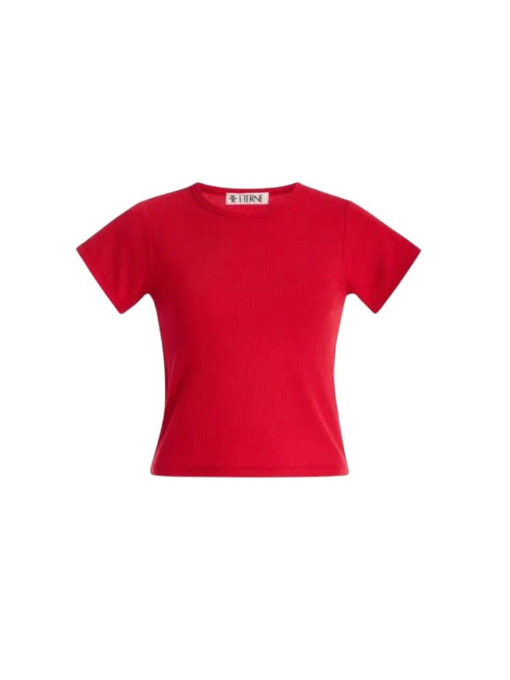 Eterne Baby T Tee Shirt Top Womens XL Red Orange Crew Neck Short Sleeve Cotton